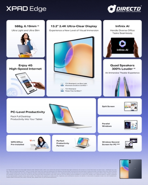 Picture of INFINIX XPAD Edge [8GB RAM | 256GB ROM]