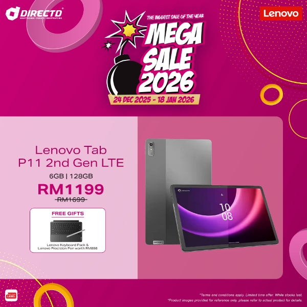 Picture of Lenovo Tab P11 2nd Gen [6GB RAM | 128GB ROM] + GIFTS