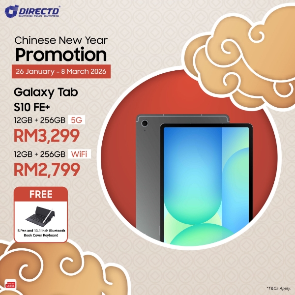 Picture of Samsung Galaxy Tab S10 FE+ [12GB RAM | 256GB ROM] Free Keyboard worth RM499