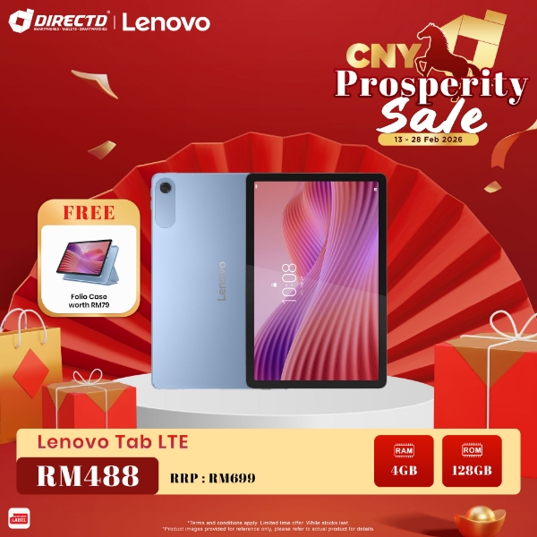 Picture of Lenovo Tab [LTE + Voice Call | 4GB RAM | 128GB ROM]