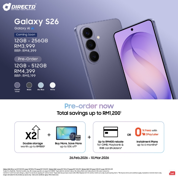 Picture of 🆕 Samsung Galaxy S26 [256GB | 512GB] Pre-Order till 10 March