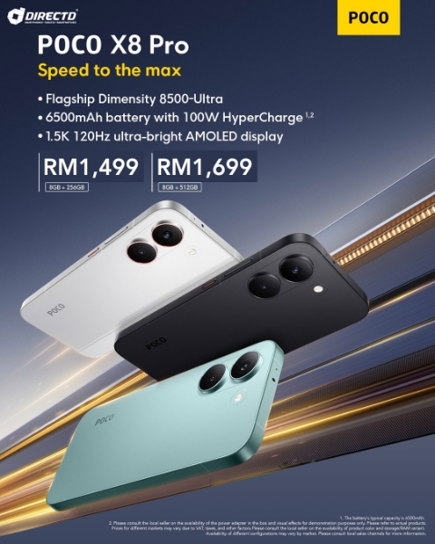 Picture of 🆕 POCO X8 Pro [8GB RAM | 256GB/512GB ROM] Ready Stock