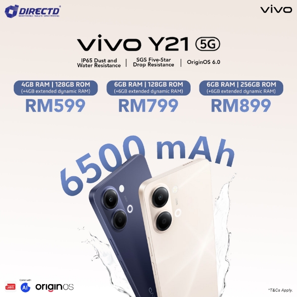 Picture of 🆕 vivo Y21 5G [4GB/6GB RAM | 128GB/256GB ROM]