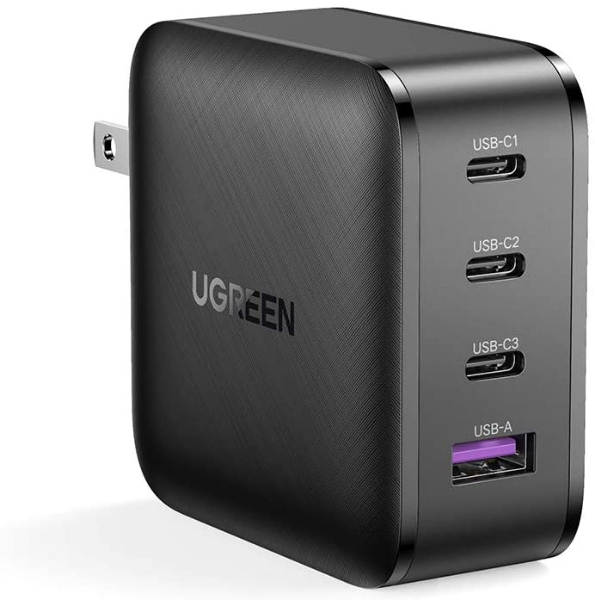 Picture of UGreen GAN TECH 65W PD CHARGER (CD224) 3 PORT USB-A