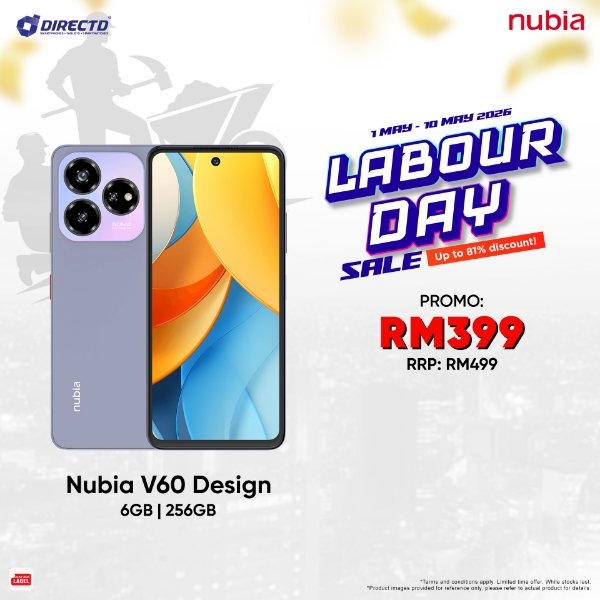 Picture of nubia V60 Design [6GB + 10GB Extended RAM | 256GB ROM]