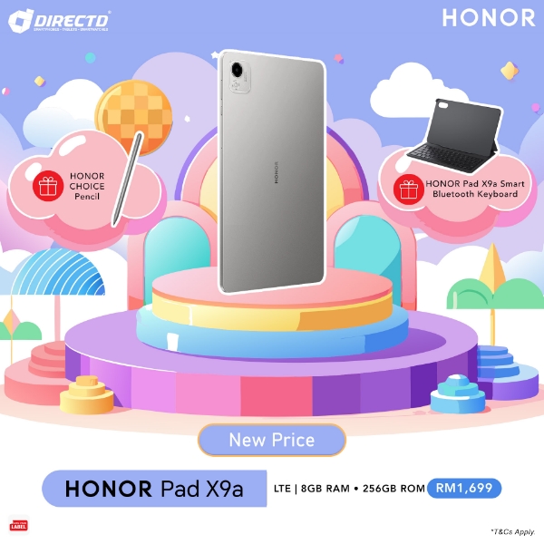 Picture of HONOR Pad X9a [WiFi or WiFi + LTE] IN STOCK NOW