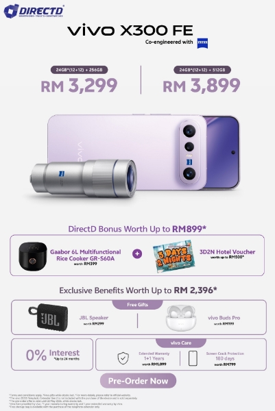 Picture of 🆕 vivo X300 FE | Pre-Order & Get Exclusive Benefits worth up to RM2855