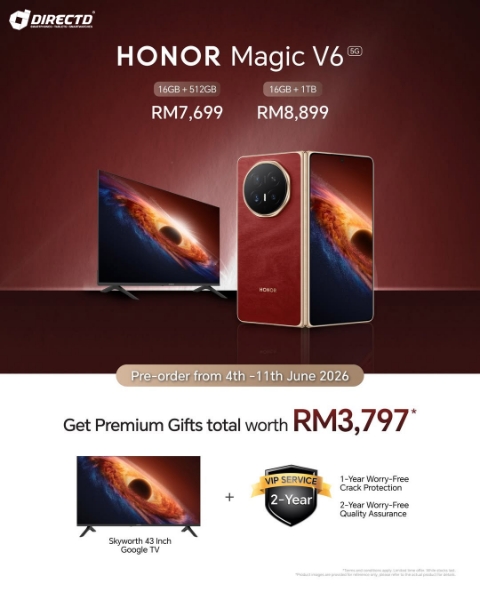 Picture of 🆕 HONOR Magic V6 [16GB RAM | 512GB/1TB] Pre-Order till 11 Jun