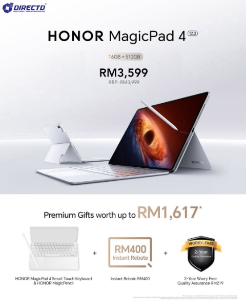 Picture of 🆕 HONOR MagicPad4 12.3 inch WI-FI 16GB+512GB