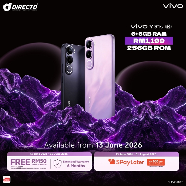 Picture of 🆕 vivo Y31s 5G [6GB (+ 6GB extended dynamic RAM) | 256GB ROM]