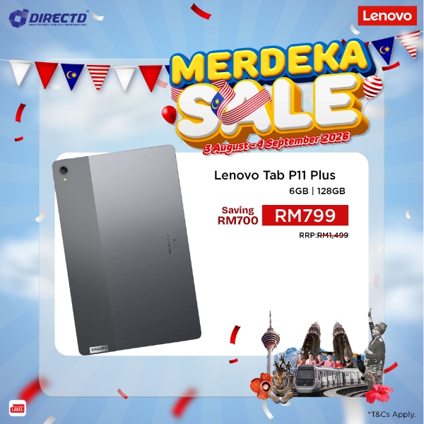 Picture of Lenovo Tab P11 Plus [4G | 6GB RAM | 128GB ROM] + Folio Case